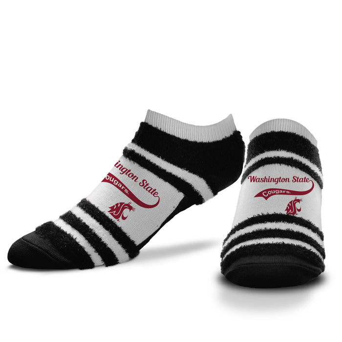 Washington State Cougars - Block Stripe Tail Swoop Socks
