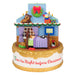 Decorative Christmas ornament with a scene of a bedroom and 'Twas the Night before Christmas' text.