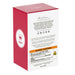 Red and white box with text and a logo on a white background