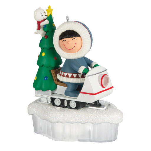 Frosty Friends Tree Delivery Ornament With Light