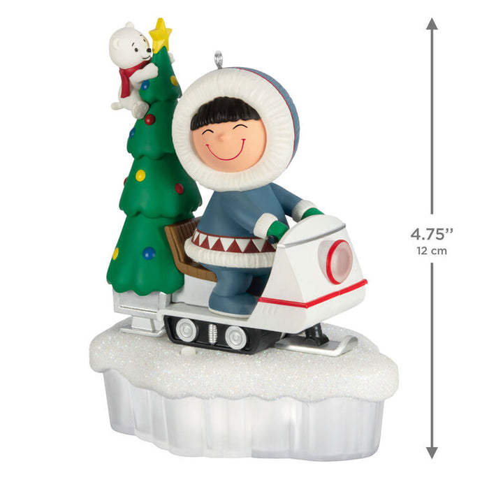 Frosty Friends Tree Delivery Ornament With Light