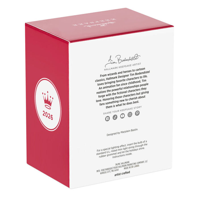 Red and white box with Hallmark logo and text on a white background