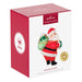 Hallmark Keepsake ornament packaging with vintage Santa design