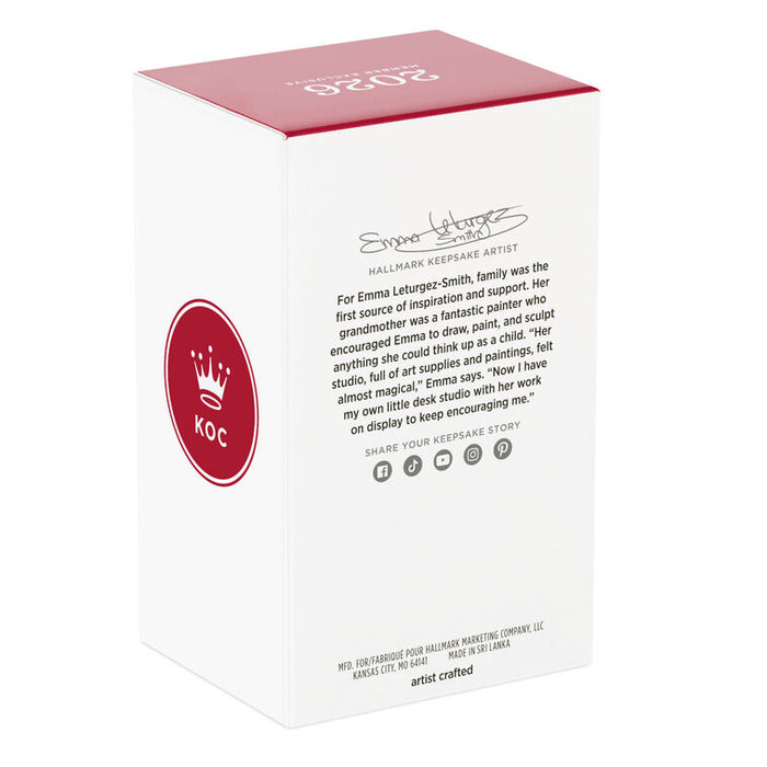 White box with red top and KOC logo on a white background