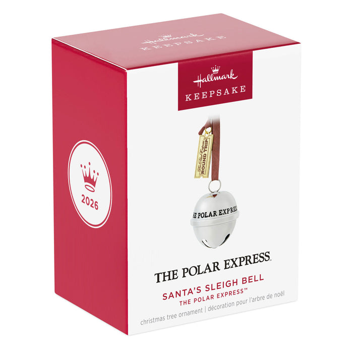 Hallmark Keepsake Christmas ornament packaging with 'The Polar Express' theme.