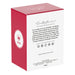 Red and white box with text and branding on a white background