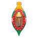 Christmas ornament with a decorative leg lamp with 'It's a Major Award!' text on a white background