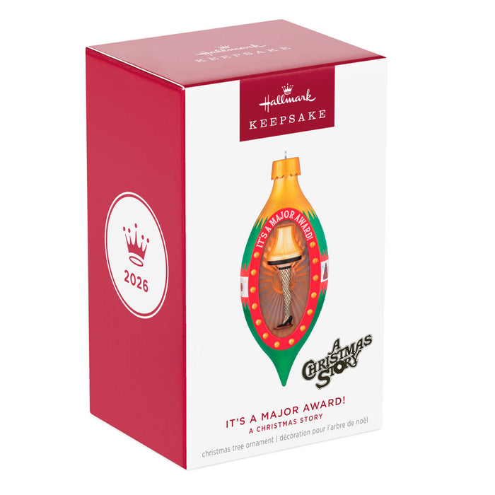 Hallmark Keepsake Christmas ornament packaging with 2026 design on a white background
