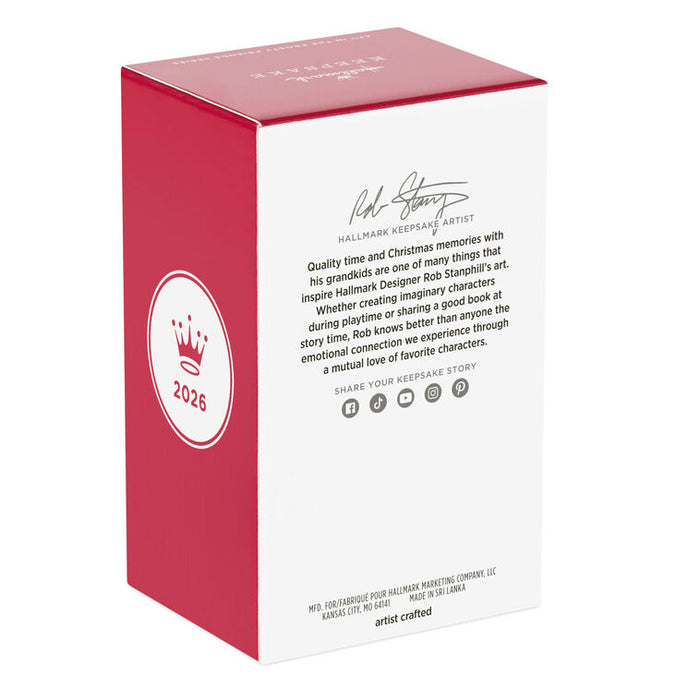 Red and white box with Hallmark logo and text on a white background