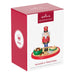 Hallmark 2026 Christmas ornament packaging with a nutcracker design on a white background