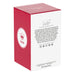 Red and white box with Lisa Vogel branding and text on a white background