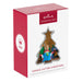Hallmark Cookie Cutter Christmas ornament packaging on a white background