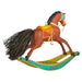 Colorful rocking horse ornament with '2026' on a white background