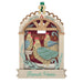 Decorative ornament with chickens and the text 'French Hens' on a white background