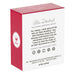 Red and white box with text and branding on a white background