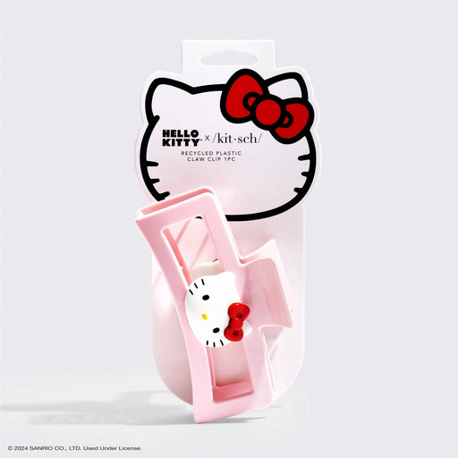 Hello Kitty X Kitsch Recycled Kitty Face Jumbo Open Clawclip