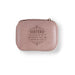 Rose gold box that says "SISTERS A LITTLE BIT OF CHILDHOOD THAT CAN NEVER BE LOST" on a white background