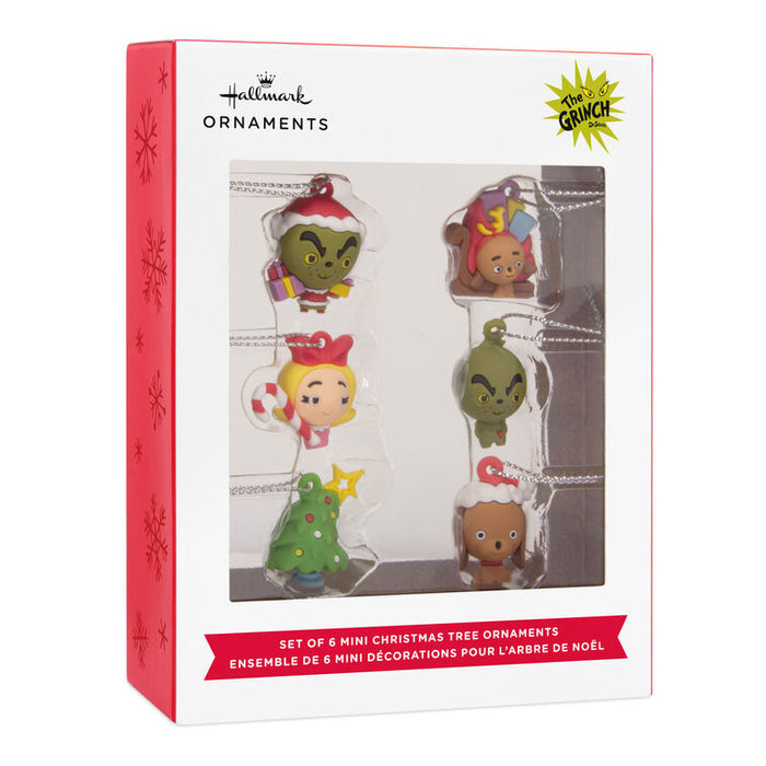 Mini Dr. Seuss's How the Grinch Stole Christmas!™ Shatterproof Hallmark Ornaments, Set of 6