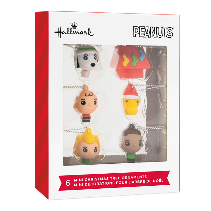 Mini Peanuts® Shatterproof Hallmark Ornaments, Set of 6