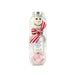 Snowman Jar Cocoa Set red & white stripe scarf