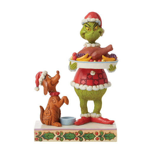 Grinch with Christmas Dinner by Jim Shore