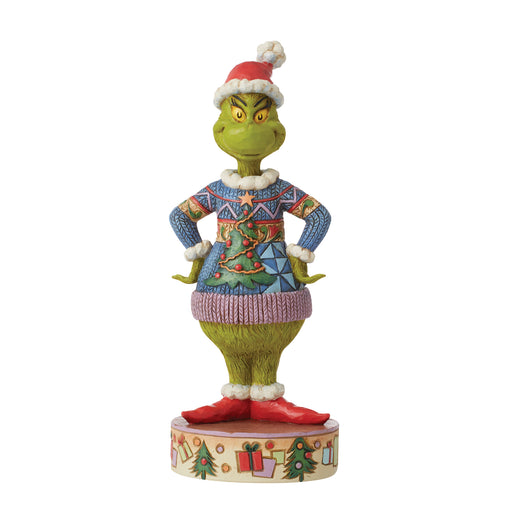 Grinch Wearing Ugly Sweater by Jim Shore