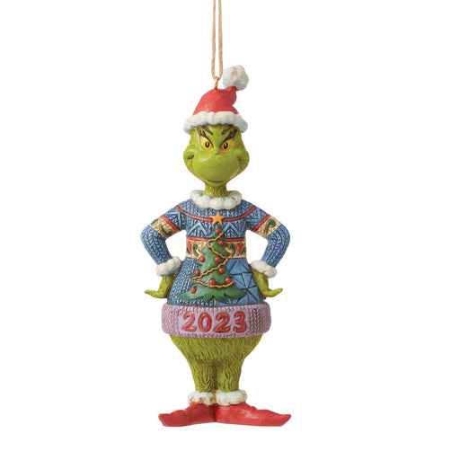 Dated 2023 Grinch Ornament by Jim Shore