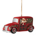 Highland Glen Santa Woody Wagon Ornament by Jim Shore