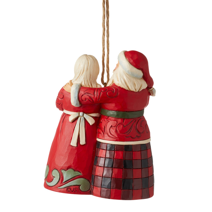 Highland Glen Santa & Mrs. Claus Ornament by Jim Shore