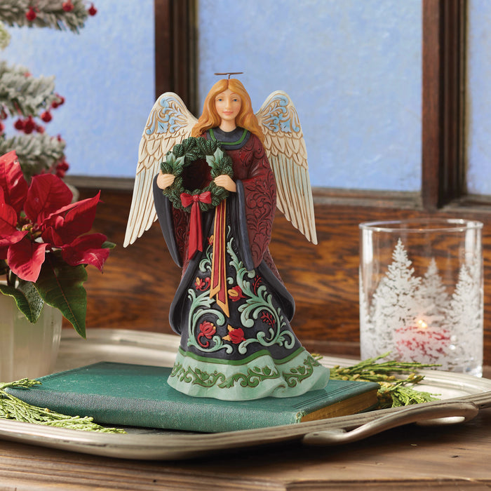 Holiday Manor Angel Figurine by Jim Shore