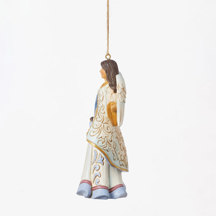 Angel Nativity Scene Coat Ornament by Jim Shore