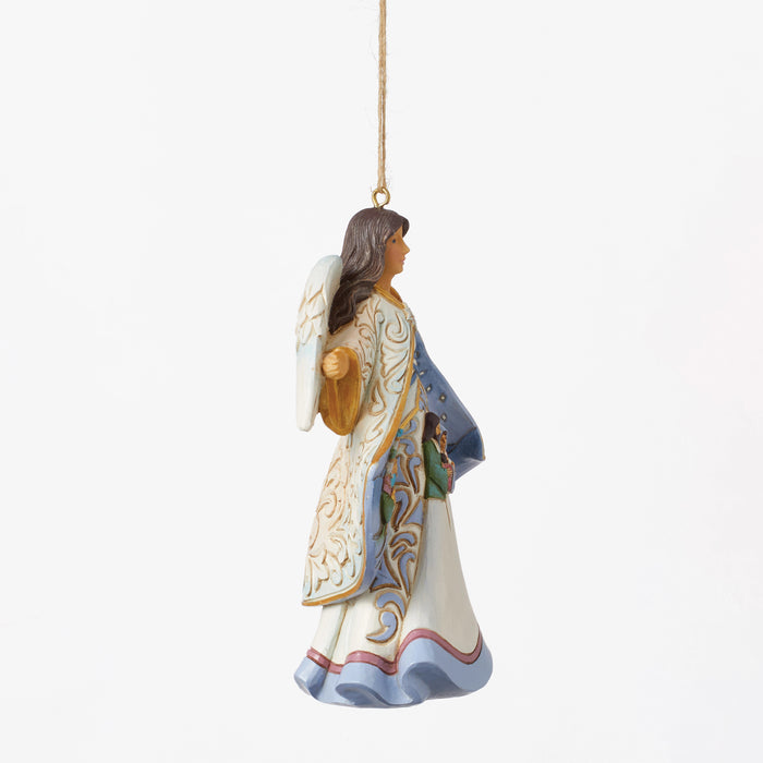 Angel Nativity Scene Coat Ornament by Jim Shore