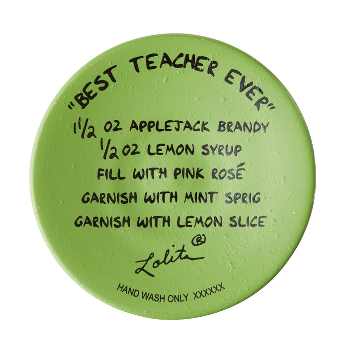 Best Teacher Ever Lolita Wine Glass