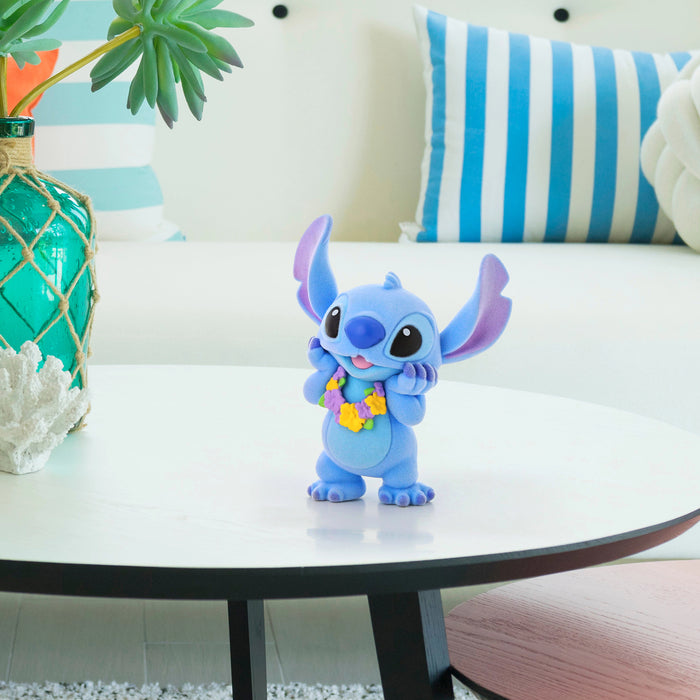 Disney Flocked Stitch Figurine