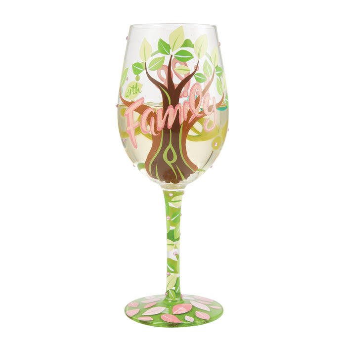 Life With Family Lolita Wine Glass