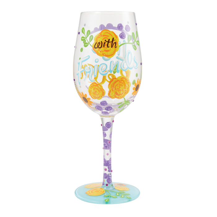 Life with Friends Lolita Wine Glass