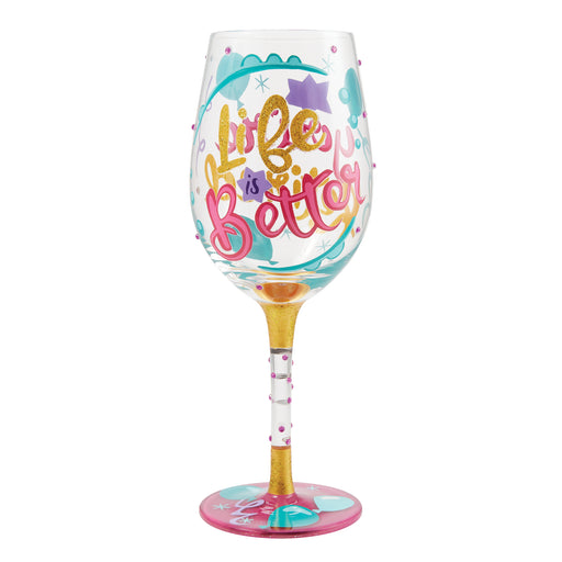 Life When Retired Lolita Wine Glass