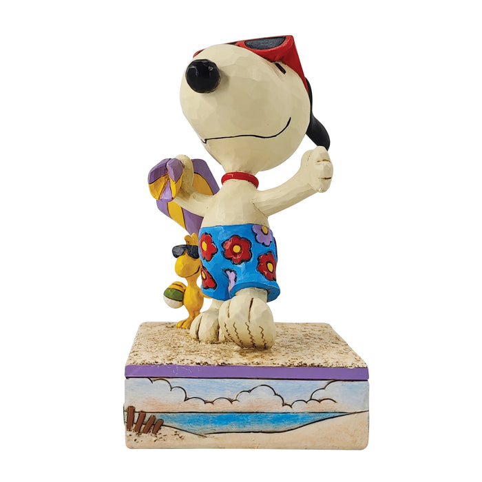 Snoopy & Woodstock at Beach by Jim Shore