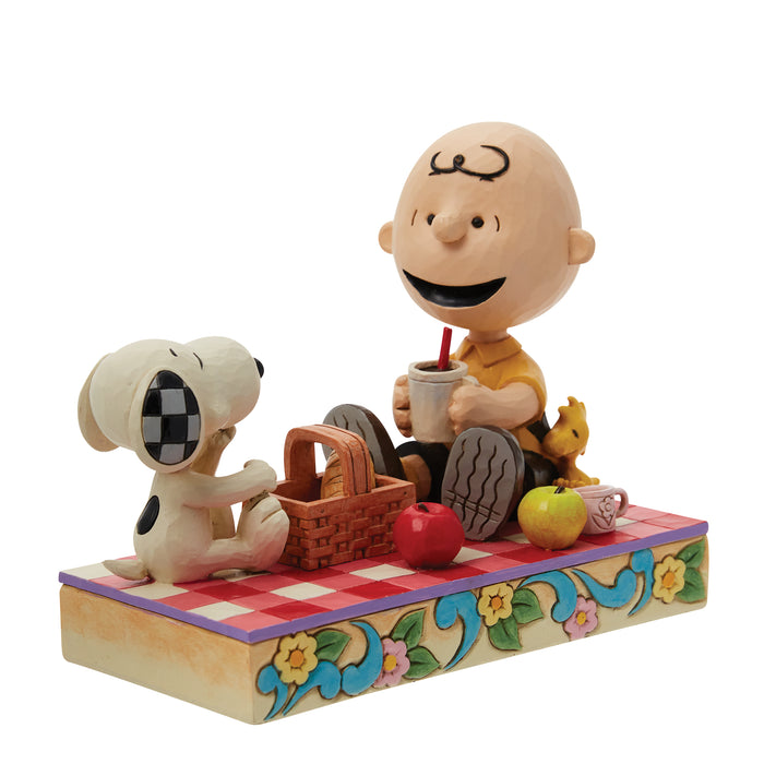 Snoopy, Charlie Brown & Woodstock Picnic by Jim Shore
