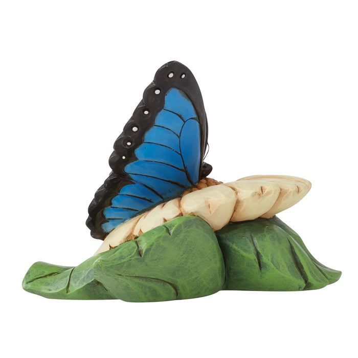 Mini Blue Morpho Butterfly by Jim Shore