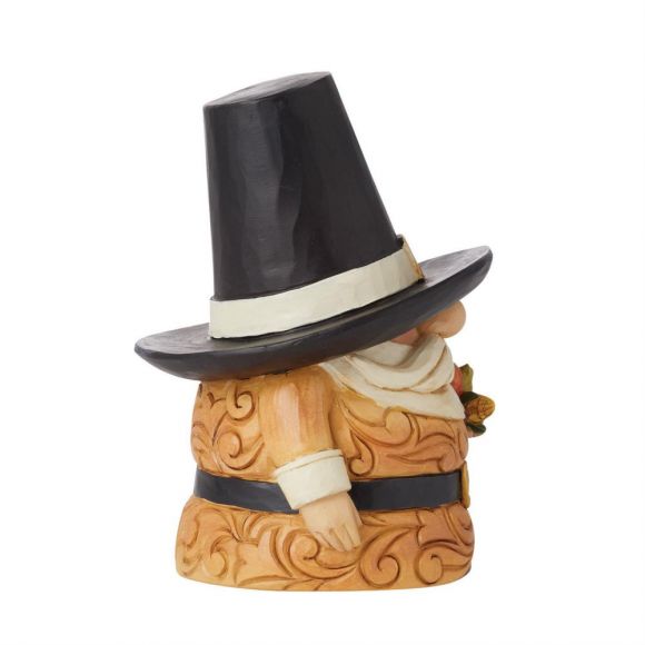 Pilgrim Holding Cornucopia by Jim Shore