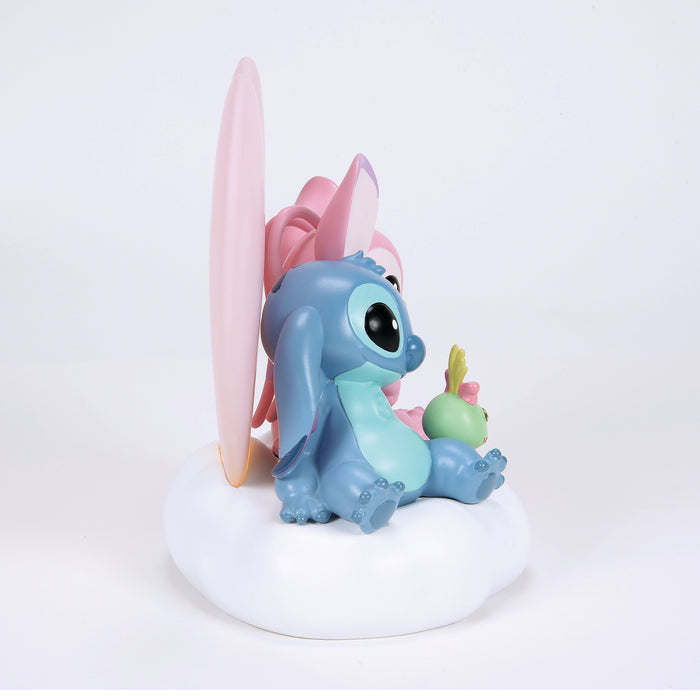 Disney Light Up Stitch and Angel Figurine