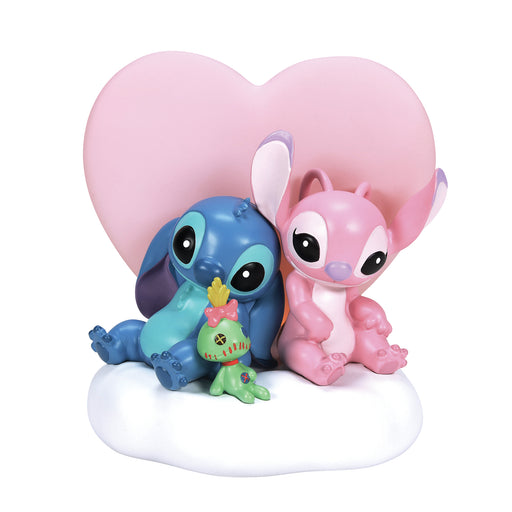 Disney Light Up Stitch and Angel Figurine