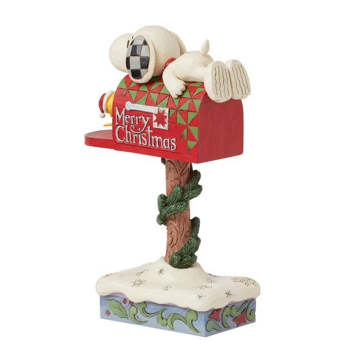 Snoopy & Woodstock Mailbox Figurine by Jim Shore