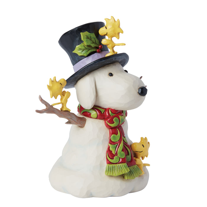 Snoopy Snowman Figurine by Jim Shore