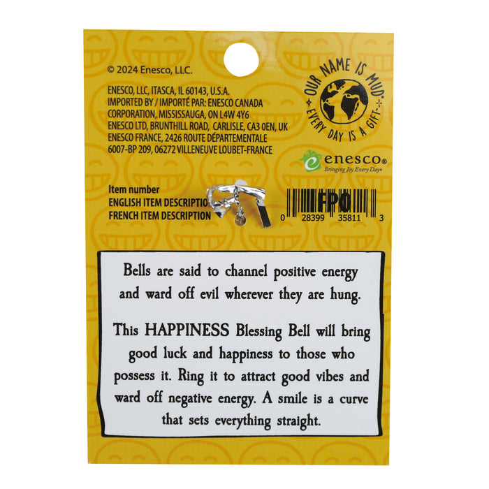 Happiness Blessing Bell Charm Keychain