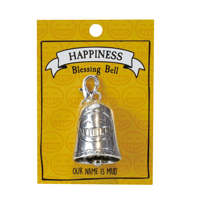 Happiness Blessing Bell Charm Keychain