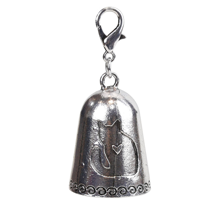 Cat Blessing Bell Charm Keychain