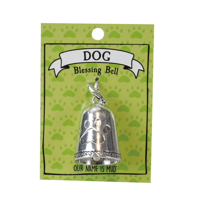 Dog Blessing Bell Charm Keychain