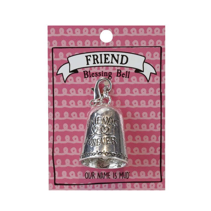 Friends Blessing Bell Charm Keychain